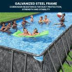 Bestway APX 365 31'4" x 16' x 52" Rectangle Above Ground Pool Set - Image 4