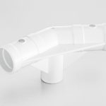 Steel Pro Round Above Ground Pool T-Connector Replacement, White