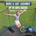 Bestway Xtreme Air 12 ft Outdoor Trampoline for Kids & Adults, No-Gap Enclosure, Foam-Padded Poles - Image 4