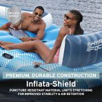 Hydro Force Bloc Party 8-Person Modular Inflatable Party Island and Floating Cooler