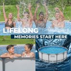 Bestway Steel Pro MAX 14' x 48" Above Ground Pool Set Round - Image 6