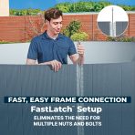 Bestway Hydrium 16' x 52" Round Steel Wall Above Ground Pool Set - Image 9