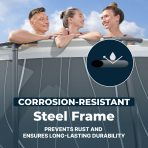 Bestway Steel Pro MAX 15' x 42" Round Above Ground Pool Set with LED Light - Image 11