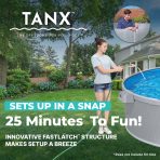 Bestway TANX 10' x 24" Round Above Ground Stock Tank Pool, All-in-One Set - Image 5