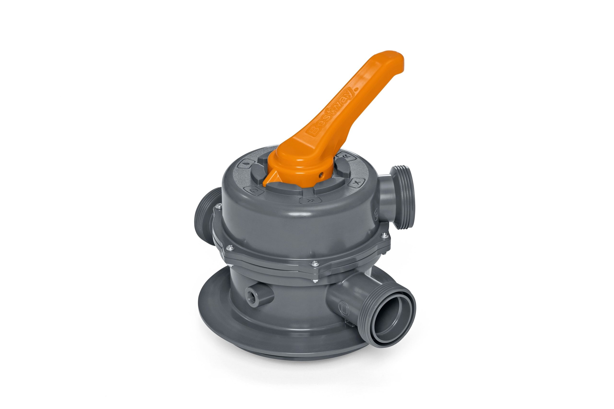 utikrgdrxk4lgriklmpp Bestway 2,000 gal. Sand Filter Pump Control Valve Replacement, Gray - Image 1
