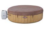SaluSpa Taos AirJet Hot Tub Top Leatheroid Cover Replacement, Brown - Image 2