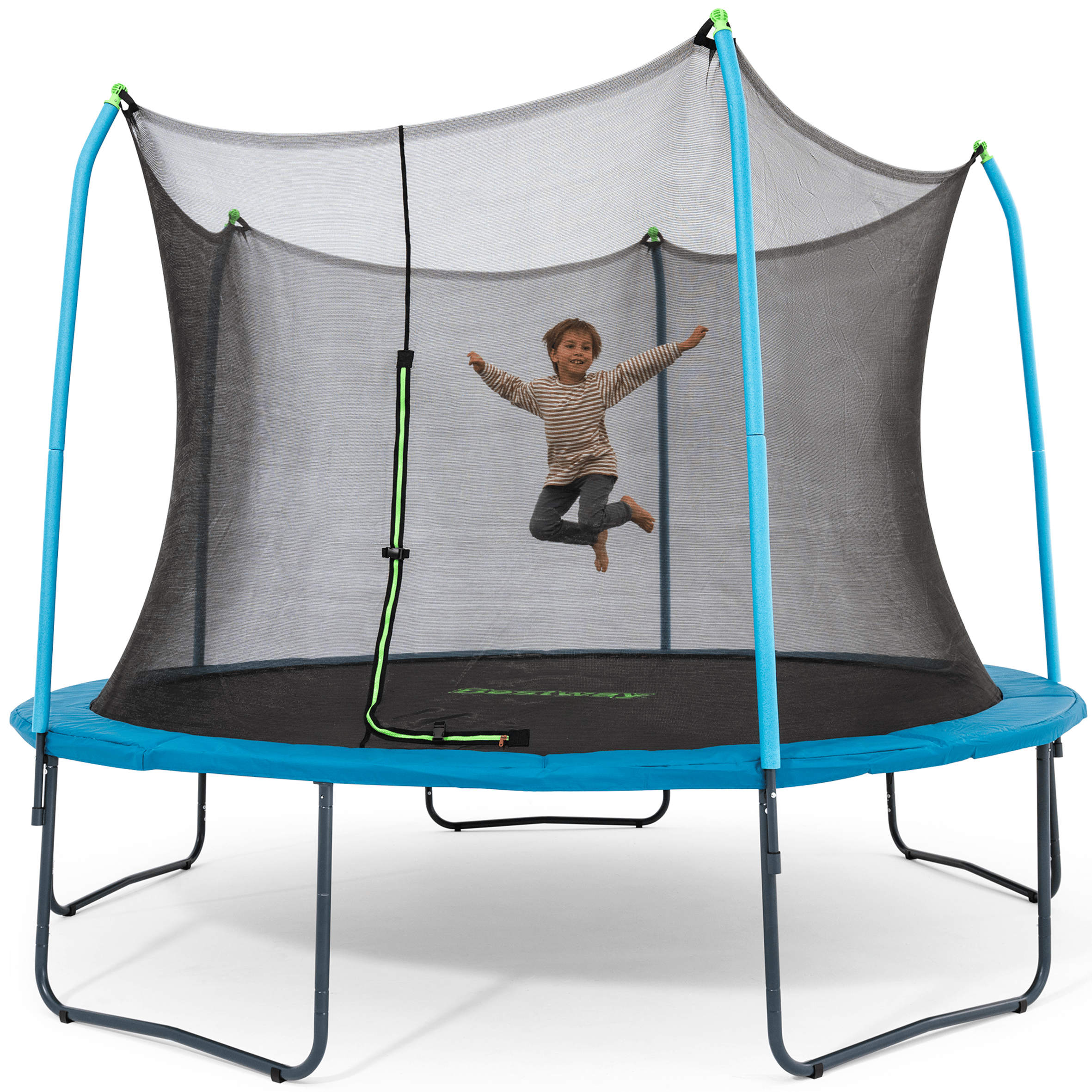 uxztgpwvpyzqhekkq91r Bestway Xtreme Air 12 ft Outdoor Trampoline for Kids & Adults, No-Gap Enclosure, Foam-Padded Poles - Image 1