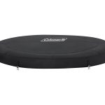 Coleman SaluSpa Hollywood Luxe AirJet Hot Tub Top Leatheroid Cover Replacement, Black