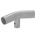 Power Steel 14' x 8'2" x 39.5" Oval Above Ground Pool T-Connector Replacement, Light Gray