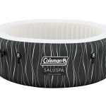 Coleman SaluSpa Hollywood AirJet Hot Tub Semi-Transparent Liner Replacement, Black Waves