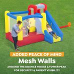 H2OGO! Slidetastic Kids Inflatable Mega Bounce Park - Image 5