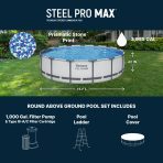 Bestway Steel Pro MAX Above Ground Pool Set 15' x 42" - Image 3