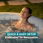 SaluSpa Hot Springs Energy-Efficient AirJet 2-4 Person Inflatable Hot Tub - Image 11