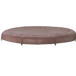 SaluSpa Taos AirJet Hot Tub Top Leatheroid Cover Replacement, Brown