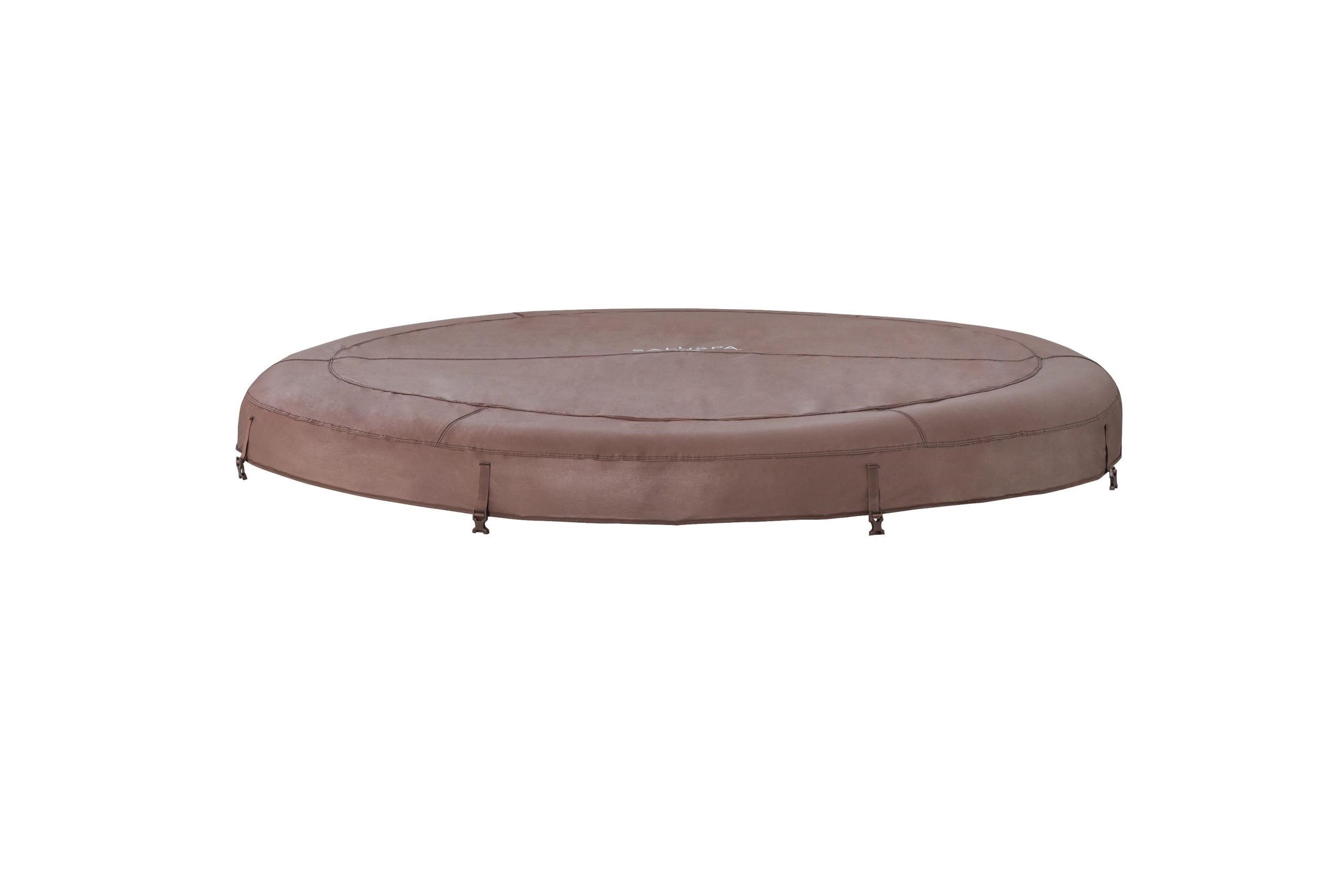 ybvmzwgiqzzqqx9mmrtn SaluSpa Taos AirJet Hot Tub Top Leatheroid Cover Replacement, Brown - Image 1