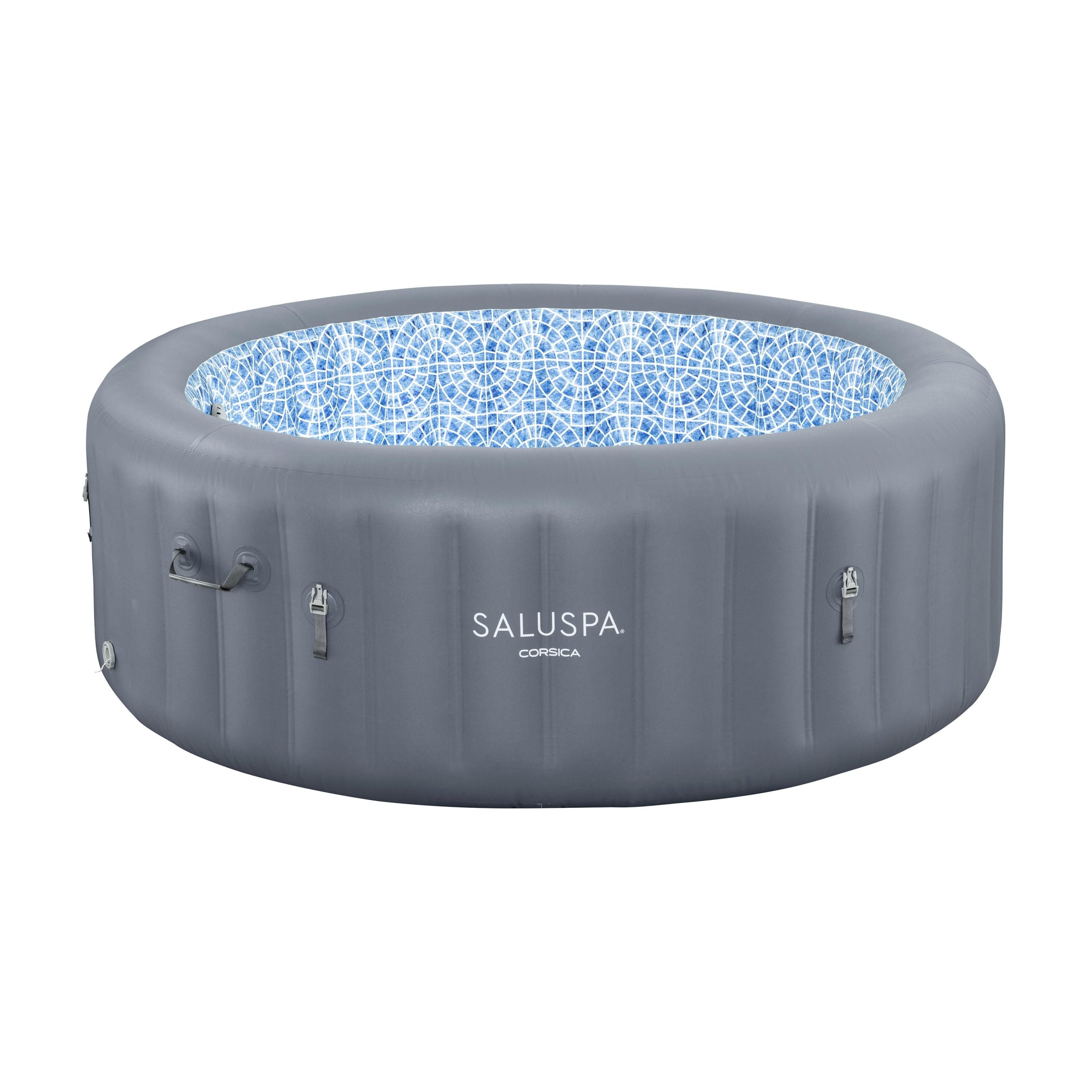 ydem845qbtefzfpfv5yq SaluSpa Corsica AirJet Hot Tub Liner Replacement, Gray - Image 1