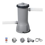Bestway 1,000 gal. Cartridge Filter Pump Replacement, Gray - Image 3
