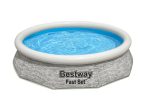 Bestway Fast Set 10’ x 26” Round Inflatable Pool Set - Image 3