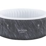 SaluSpa Boracay AirJet Hot Tub Liner Replacement, Gray Marble