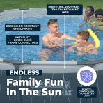 Bestway Steel Pro MAX 15' x 42" Round Above Ground Pool Set with LED Light - Image 9