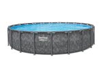 Bestway APX 365 22' x 52" Round Above Ground Pool Set - Image 8